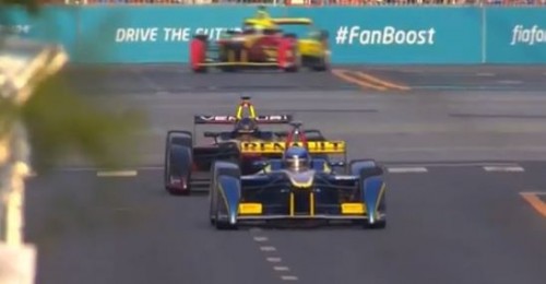 Formule E : le crash Prost Heidfeld