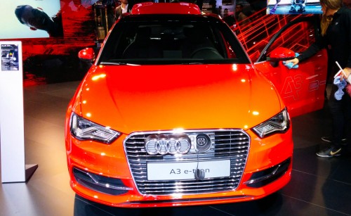 L'AUDI A3 e-tron au mondial