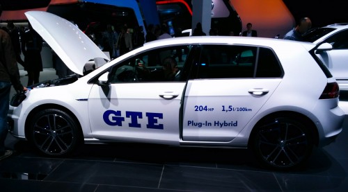 La Golf GTE hybride plug-in au Mondial