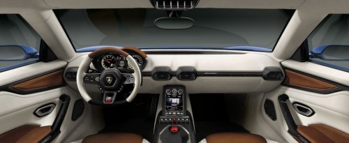 L'intérieur de la Lamborghini Asterion