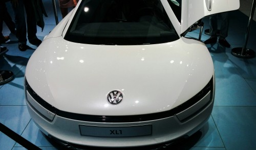 La VW XL1 au Mondial de l'auto