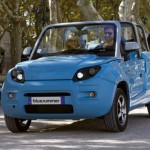 Le cabriolet bluesummer electrique ressemble à une Mehari