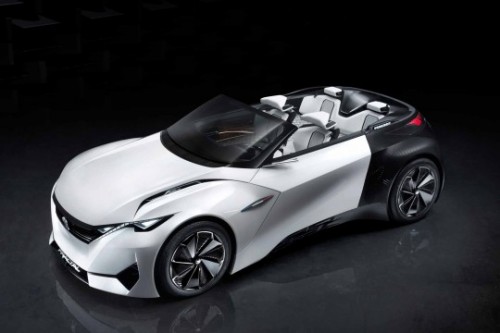 Voiture électrique : le Peugeot Fractal cabriolet