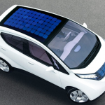 Des panneaux solaires photovoltaïques sur les voitures electriques