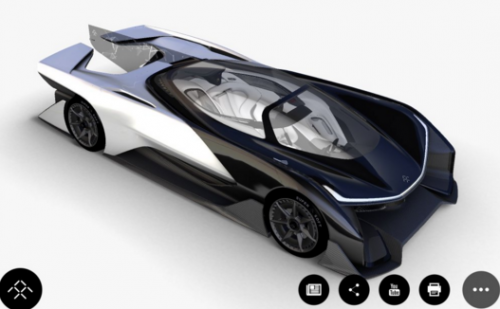 Faraday Future électrique 2016