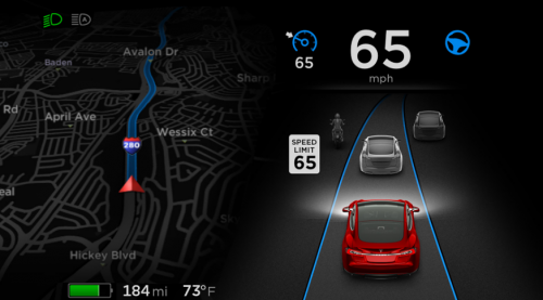 accident mortel en tesla électrique autonome