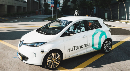 Nutonomy  renault zoe ze pour la voiture autonome