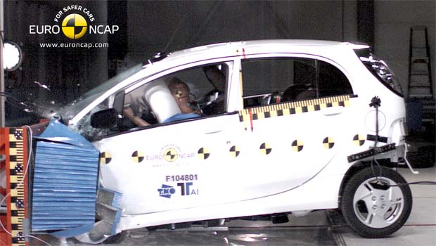 La Mitsubishi I-Miev passe le crash-test EuroNCap