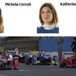 Deux femmes sur les voitures electriques de la Formule E